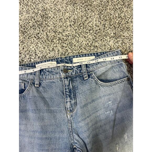 Pilcro & The Letterpress The Hyphen Denim Jean‎ Size 27, Light Wash, Cropped - Picture 8 of 12